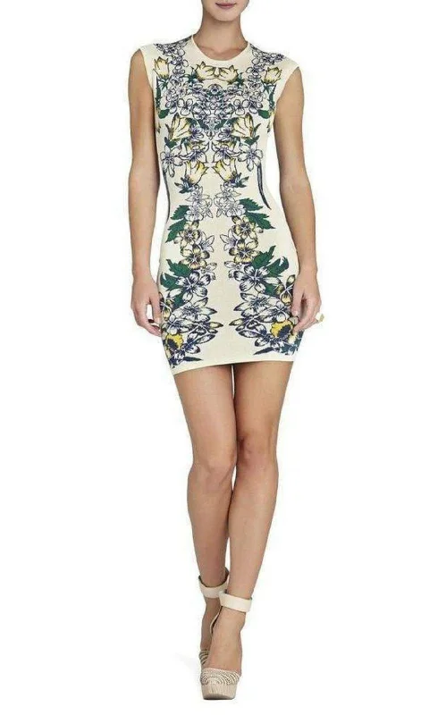 Ellena Luxe Floral Jacquard Dress