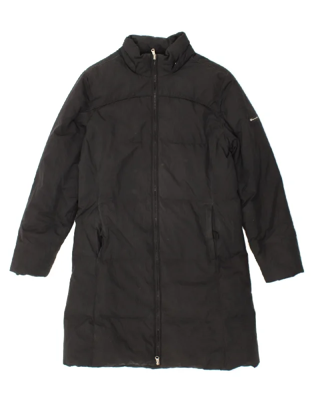 CHAMPION Womens Padded Coat UK 10 Small Black Polyester