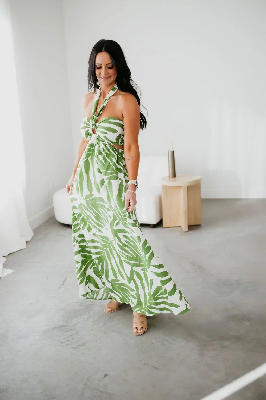 Cienna Halter Maxi Dress