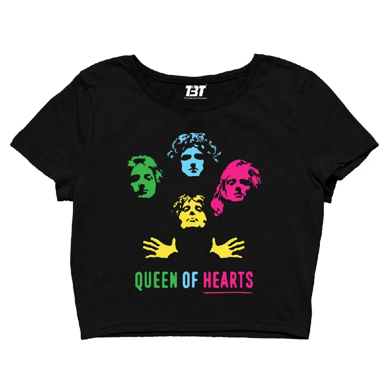 Queen Crop Top - Queen Of Hearts