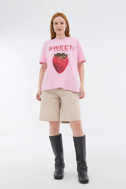 Strawberry Printed T-shirt