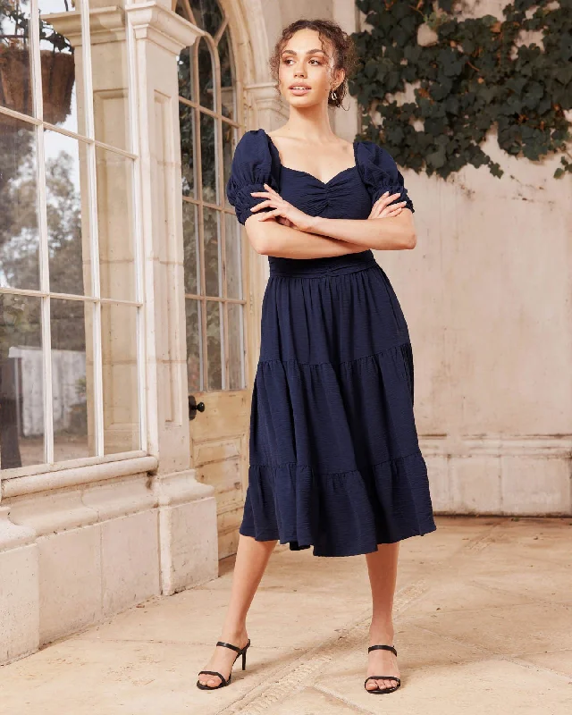 Lucy Dress - Navy