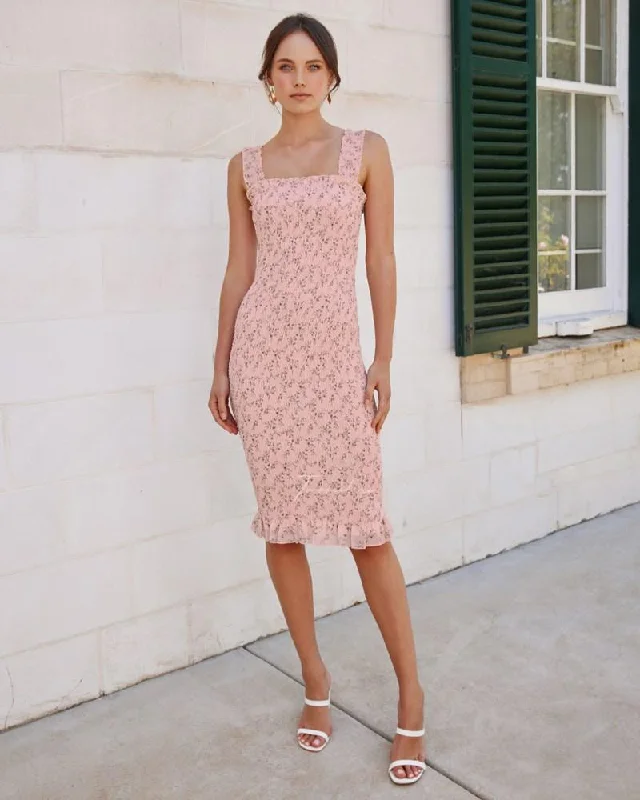 Mellie Dress - Pink Floral