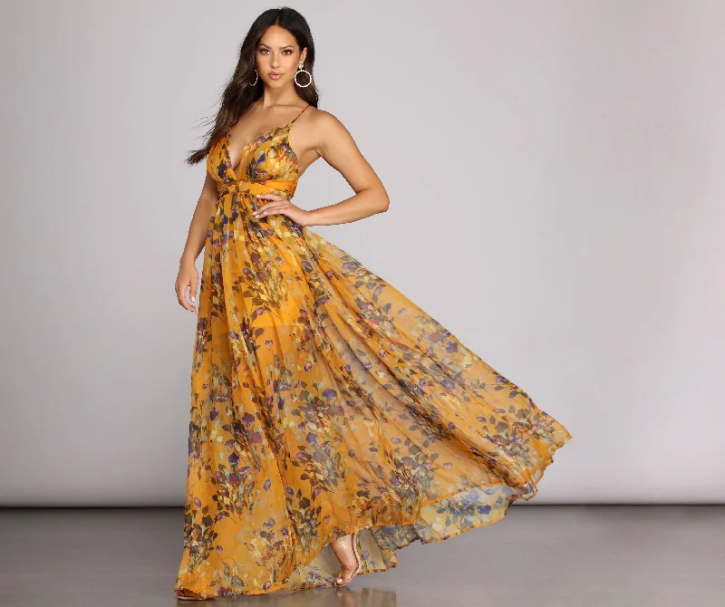 Leanna My Stylish Sunshine Floral Dress