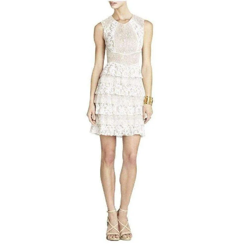 Kayla Lace Blocked Cocktail Dress