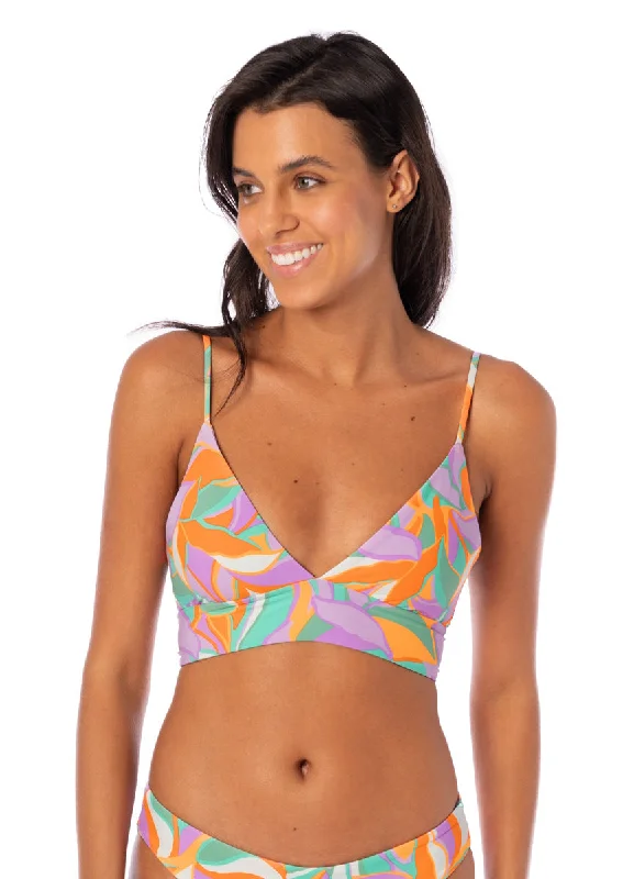 Urban Oasis Holly Long Line Triangle Bikini Top