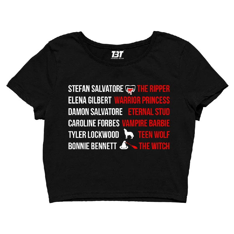 The Vampire Diaries Crop Top - Mystic Secrets