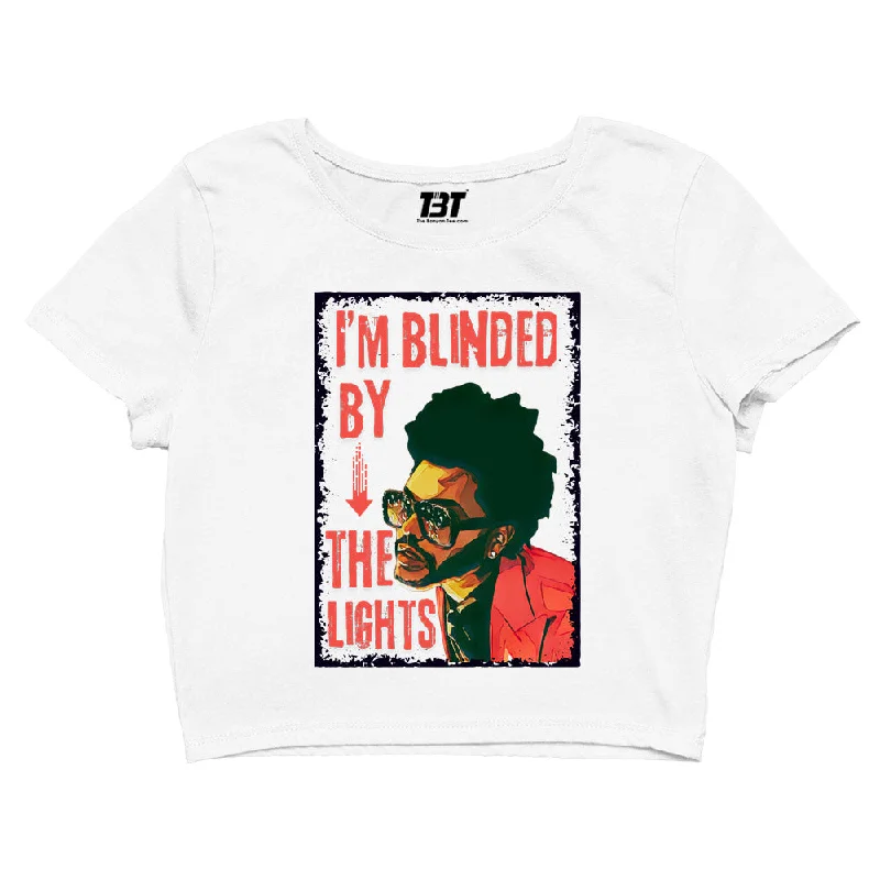 The Weeknd Crop Top - I'm Blinded By The Lights