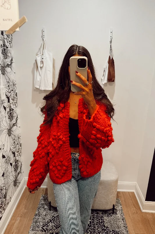 Stanton Heart Pom Pom Cardi