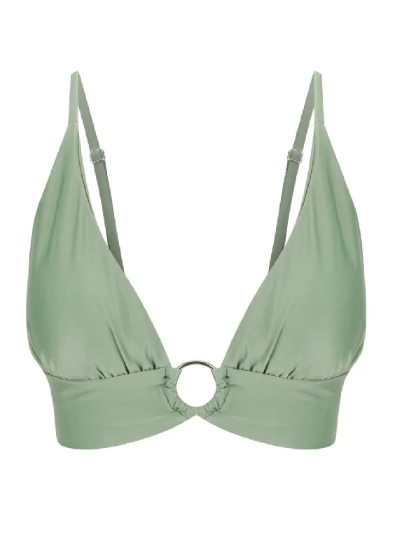 Lauren | Support Bikini Top | Sage