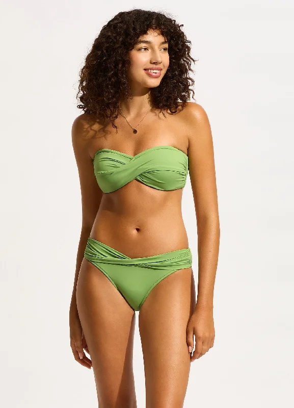 Seafolly Collective Twist Band Hipster - Sage