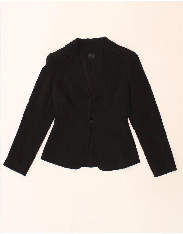 PENNY BLACK Womens Blazer Jacket UK 8 Small Black Polyester