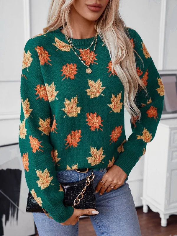 Round Neck Long Sleeve Sweater